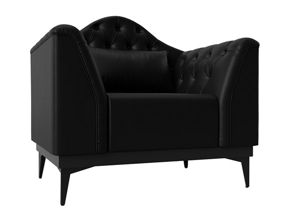 Кресло Флорида, черный (Экокожа) НПБ в Магадане - изображение