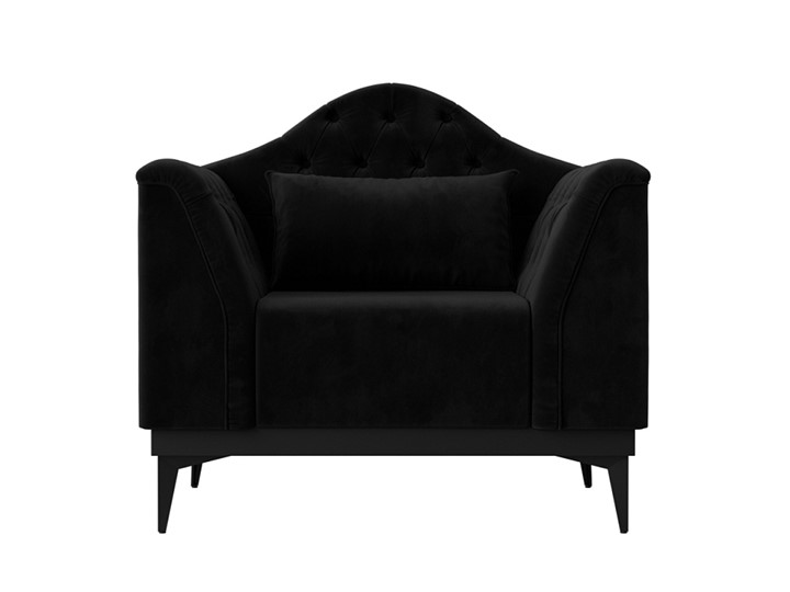 Кресло Флорида, Черный (Велюр) НПБ в Магадане - изображение 1