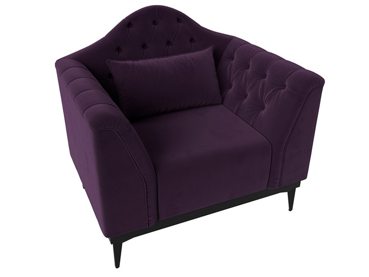 Кресло Флорида, Фиолетовый (Велюр) НПБ в Магадане - изображение 4