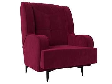 Кресло Неаполь, бордовый (микровельвет) в Магадане