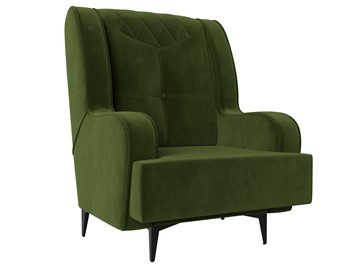 Кресло Неаполь, зеленый (микровельвет) в Магадане