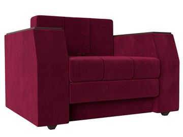 Кресло-кровать Атлантида, Бордовый (Микровельвет) в Магадане