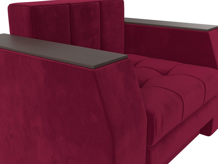 Кресло-кровать Атлантида, Бордовый (Микровельвет) в Магадане - изображение 4
