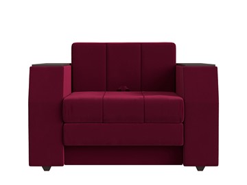 Кресло-кровать Атлантида, Бордовый (Микровельвет) в Магадане - предосмотр 6