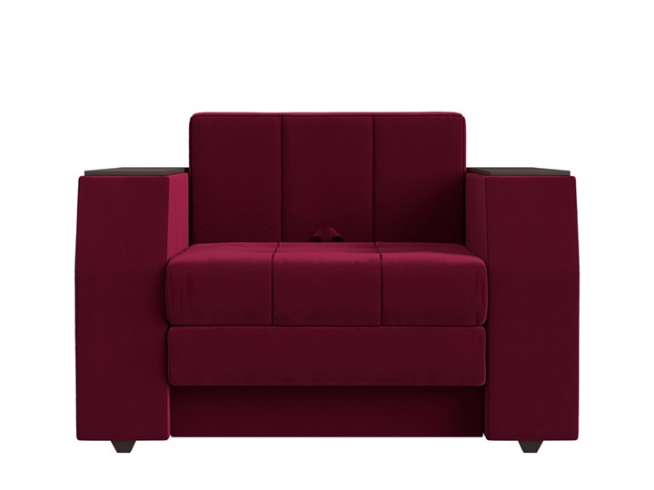 Кресло-кровать Атлантида, Бордовый (Микровельвет) в Магадане - изображение 6