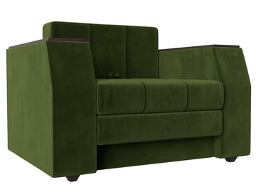 Раскладное кресло Атлантида, Зеленый (Микровельвет) в Магадане