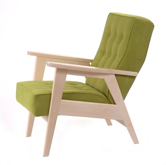 Кресло Ретро (беленый дуб / RS 20 - Лайм) в Магадане - изображение 1