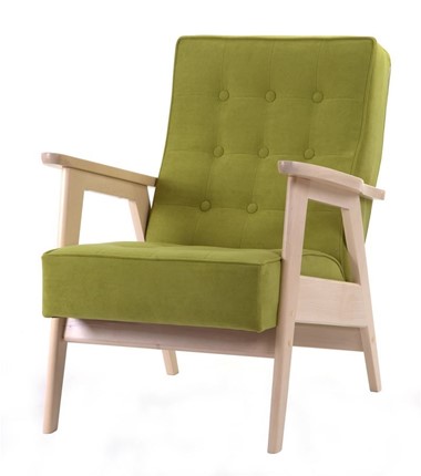 Кресло Ретро (беленый дуб / RS 20 - Лайм) в Магадане - изображение