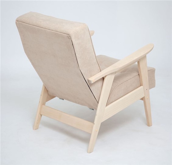 Кресло Ретро (беленый дуб / RS3 - бежевый) в Магадане - изображение 2