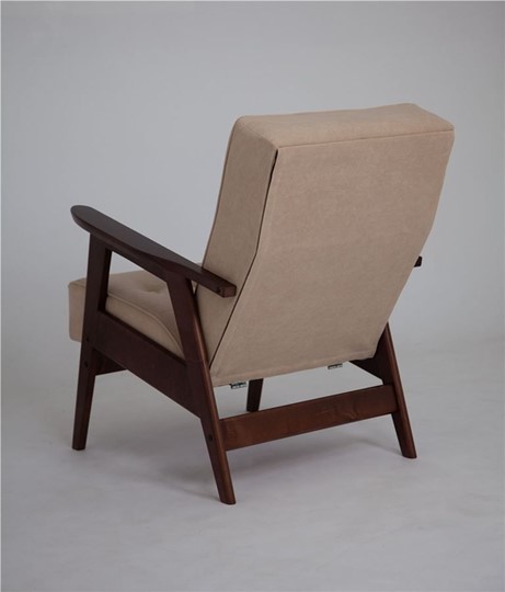 Кресло Ретро (темный тон / RS 03 - бежевый) в Магадане - изображение 2