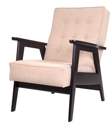 Кресло Ретро (венге / RS 03 - бежевый) в Магадане - изображение