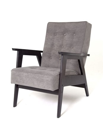 Кресло Ретро (венге / RS 15 - темно-серый) в Магадане - изображение