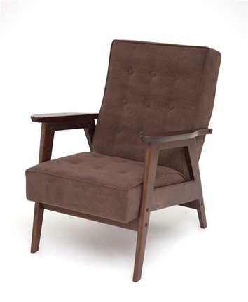 Кресло Ретро (темный тон / RS32 - коричневый) в Магадане - изображение