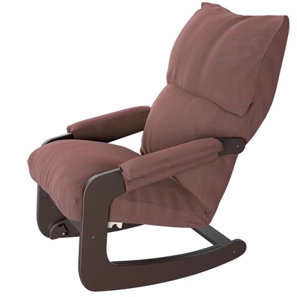 Кресло Трансформер Амадео ВСК №81 (каркас венге, сиденье коричнево-розовое) в Магадане - изображение