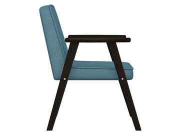 Кресло Ретро ткань голубой, каркас венге в Магадане - предосмотр 4