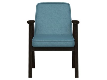Кресло Ретро ткань голубой, каркас венге в Магадане - предосмотр 5