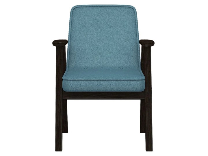 Кресло Ретро ткань голубой, каркас венге в Магадане - изображение 5