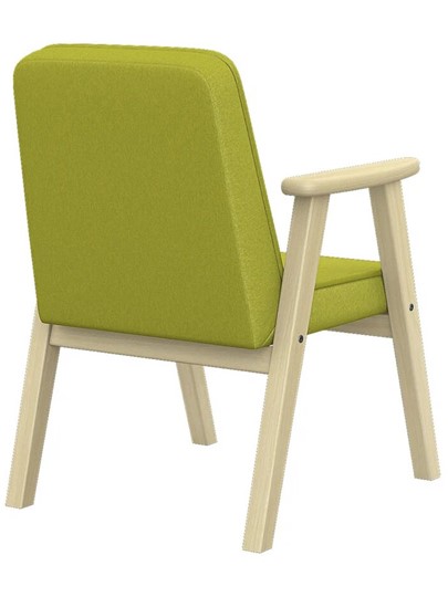 Кресло Ретро ткань лайм, каркас лак в Магадане - изображение 2