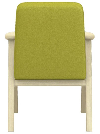 Кресло Ретро ткань лайм, каркас лак в Магадане - изображение 4