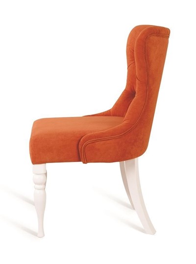 Кресло Вальс (Эмаль белая / Морковный) в Магадане - изображение 3