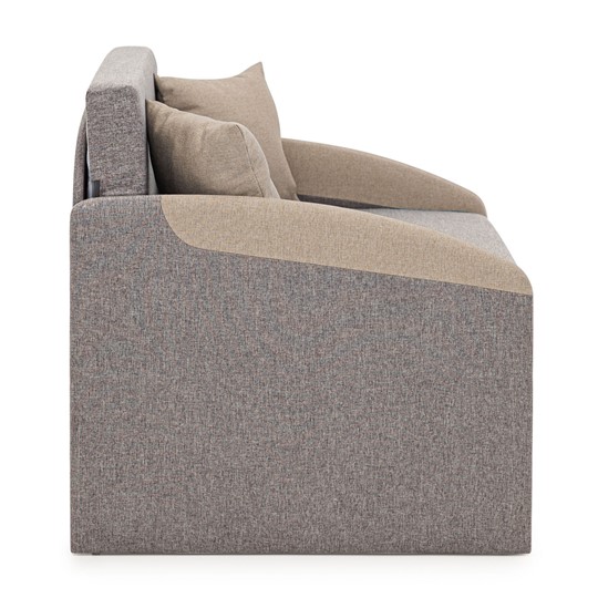 Кресло-кровать Polto серо-коричневый/песочный (рогожка) в Магадане - изображение 11