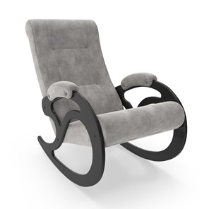 Кресло-качалка Модель 5, Verona 06 Light Grey-велюр в Магадане