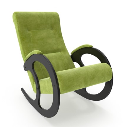 Кресло-качалка Модель 3, Verona 38 Apple Green-велюр в Магадане - изображение