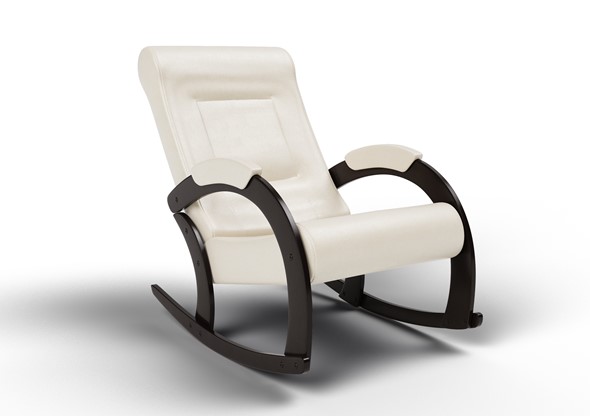 Кресло-качалка Венето, экокожа favorit 1 крем 13-К-КР в Магадане - изображение