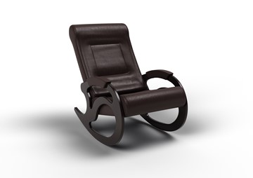 Кресло-качалка Вилла, экокожа венге 11-К-В в Магадане