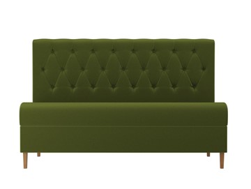 Кухонный прямой диван Бремен, Зеленый (микровельвет) в Магадане - предосмотр 2