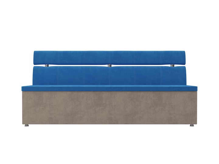 Кухонный диван Классик, Голубой/Бежевый (велюр) в Магадане - изображение 3
