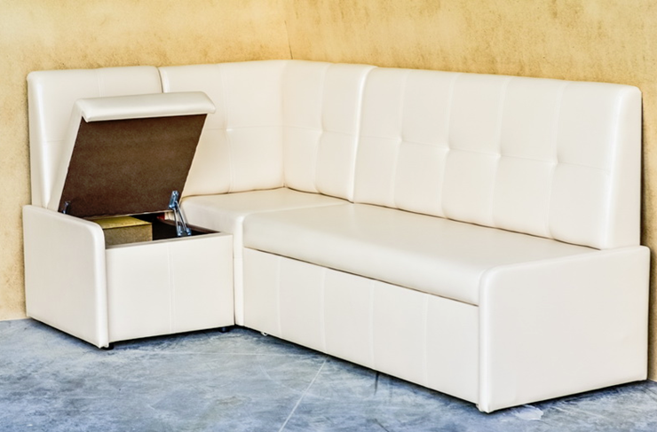 Кухонный диван Лофт-1, Угол левый с коробом в Магадане - изображение 1
