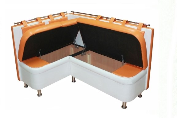 Кухонный угловой диван Модерн (с коробами) в Магадане - изображение 1