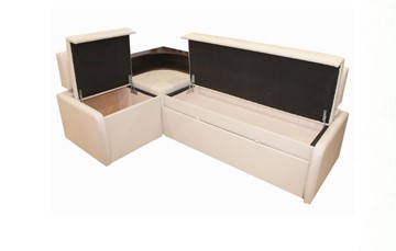 Кухонный угловой диван Модерн 3 со спальным местом и двумя коробами в Магадане - предосмотр 1