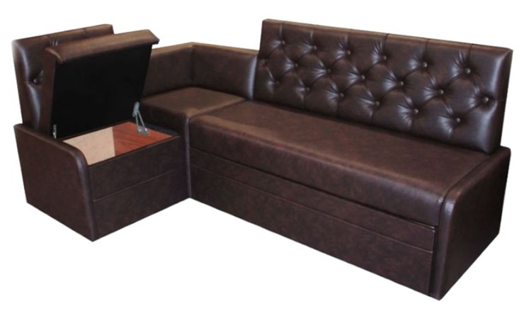 Кухонный угловой диван Квадро 7 со спальным местом в Магадане - изображение 3