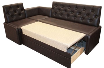 Кухонный угловой диван Квадро 7 со спальным местом в Магадане - предосмотр 4