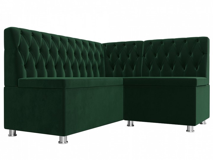 Угловой диван Мирта, Зеленый (Велюр) в Магадане - изображение 2