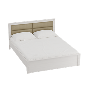 Кровать с подъемным механизмом Элана 1400, Бодега белая в Магадане