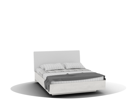 Кровать спальная Alpina, Alp-Кр-01.1(1400), сосна Санторини в Магадане - изображение
