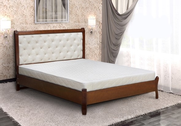 Кровать 1.5-спальная Веста 140*200 с основанием в Магадане - изображение