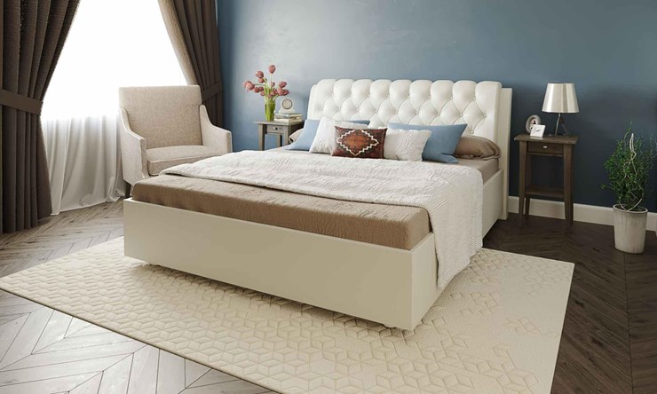 Спальная кровать Olivia 160х190 с основанием в Магадане - изображение 4