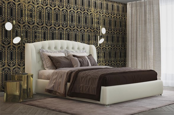 Двуспальная кровать Сильва Модерн 160х200 (с основание) в Магадане - изображение
