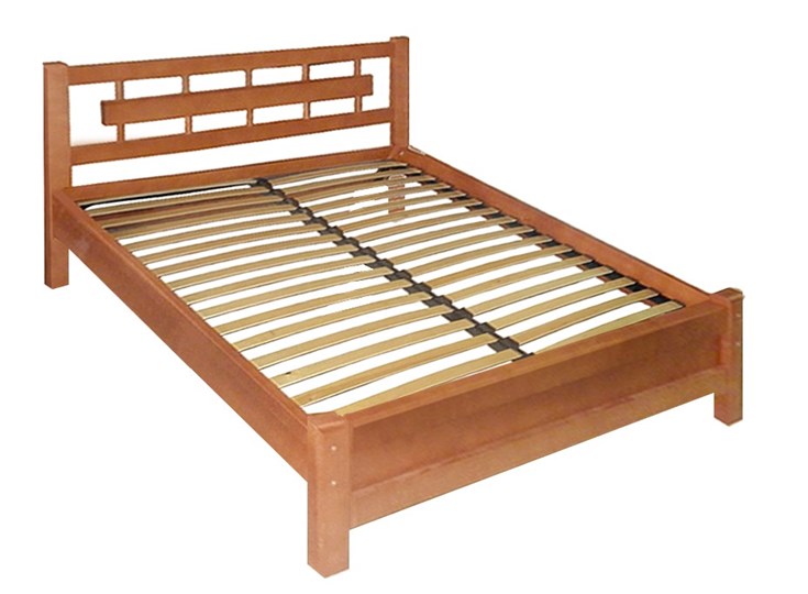 Полутороспальная кровать Алина 140х190 с оcнованием в Магадане - изображение 1