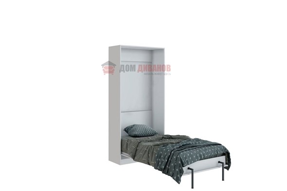 Кровать-шкаф Велена 1, 800х2000, цвет белый в Магадане - изображение
