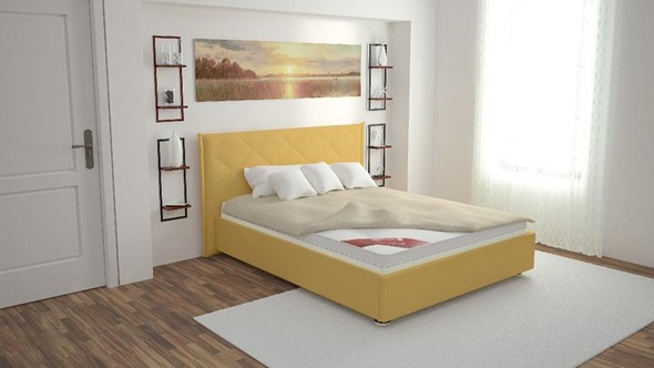 Кровать с механизмом двуспальная Альба 160х200 (с коробом) в Магадане - изображение