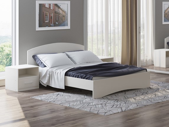 Кровать Этюд 180х200, Белый в Магадане - изображение