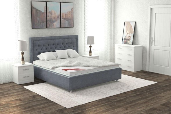 Кровать спальная Валенсия 160х200 (с основанием) в Магадане - изображение