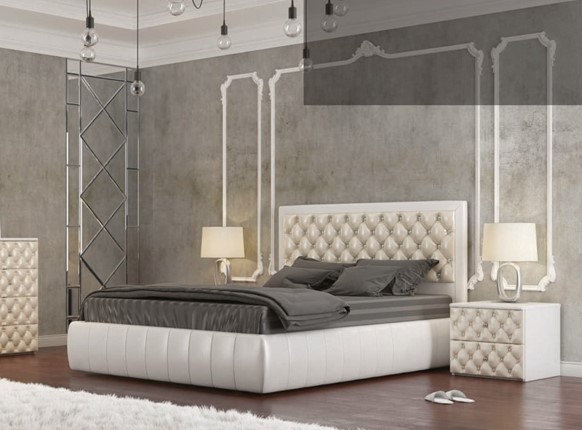 Кровать двуспальная Вита 160*200 с основанием в Магадане - изображение