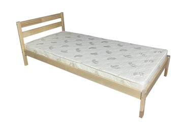 Односпальная кровать Фортуна-9  900Х1900 с низкой спинкой, массив в Магадане - предосмотр 1