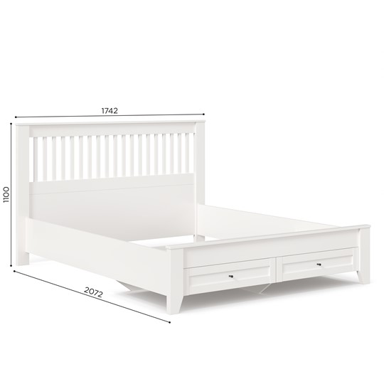 Двуспальная кровать  Аликанте ЛД.415090.000 в Магадане - изображение 6